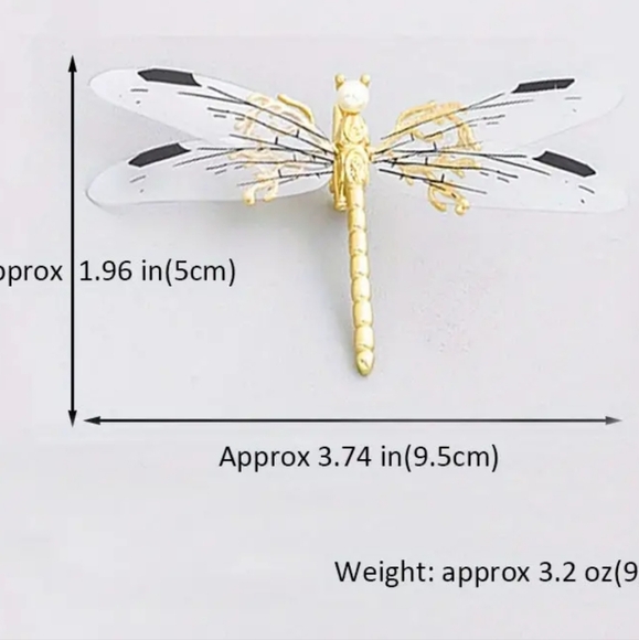 CUTE DRAGONFLY HAIR PINS - Picture 6 of 8